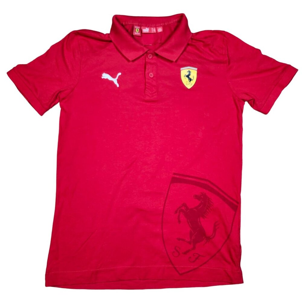 Puma Scuderia Ferrari Polo Womens Size Small Red